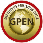 GIAC certified penetration tester