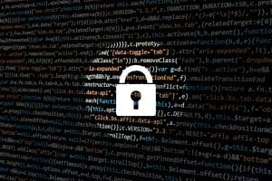 secure lock against data on screen